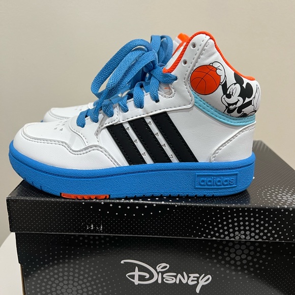 adidas | Shoes | Disney Hoops Mid 3 Mickey Mouse Sneakers | Poshmark